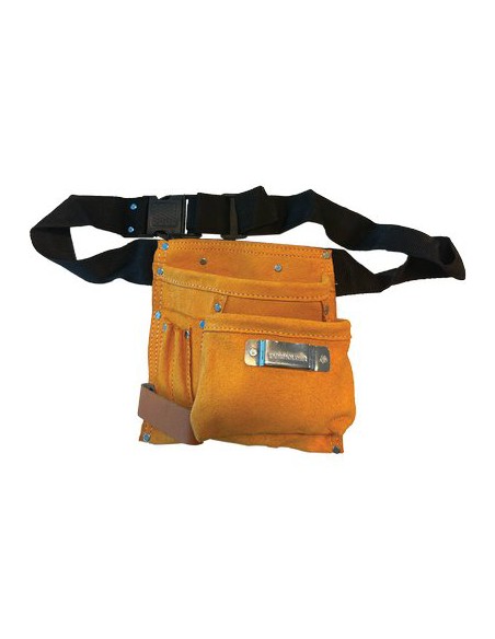 BORSA CARPENTIERE 2 TASCHE + PORTA MARTELLO EFFE CROSTA BOVINA + CINTA