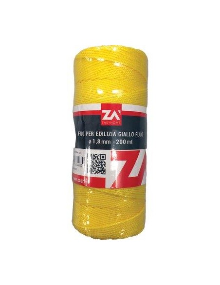 FILO EDILIZIA GIALLO FLUO PPL MT 200