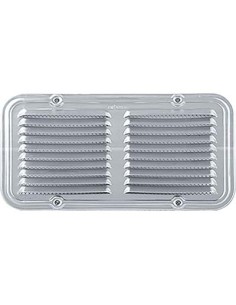 BOCCHETTA AERAZIONE ALLUMINIO RETTANGOLARE MM 140X250