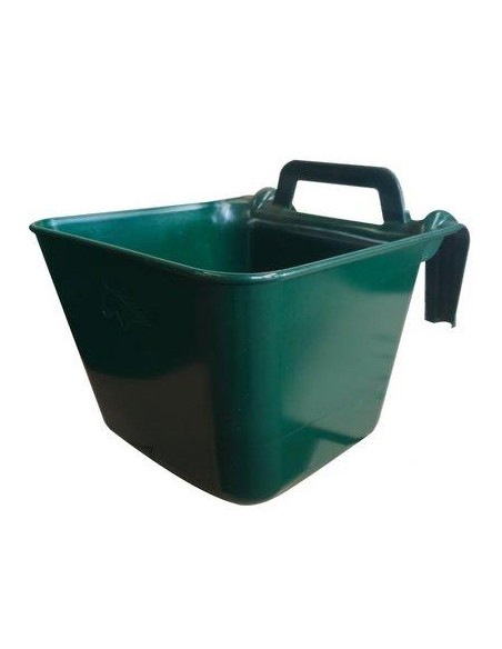 MANGIATOIA CAVALLI STACCIONATA PORTATILE PLASTICA CM 40X30 H.CM 25