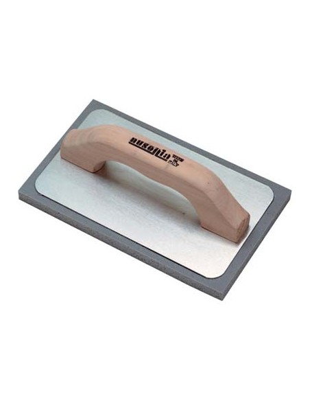 FRATTONE GOMMA AUSONIA GRIGIA BASE ALLUMINIO/LEGNO MM 135X215