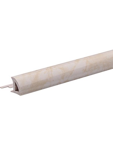 PROFILO JOLLY ECORONDMARM ARCANSAS PVC MARMO ROSA CHIARO MM  8X24 H.CM 250