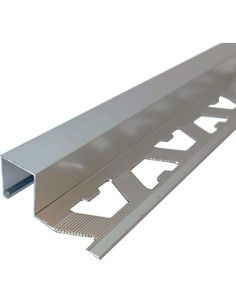 PROFILO JOLLY ALUSQUARE ARCANSAS ALLUM ARGENTO LUX MM 10X27 H.CM 250