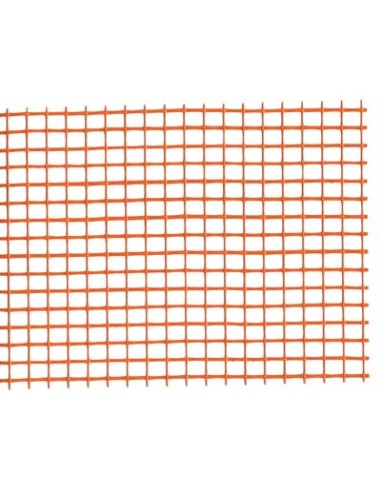 RETE FIBRA INTONACO 110 GR/MQ 110 ARANCIO MAGLIA MM 10X10 L.MT 50 H.CM 100