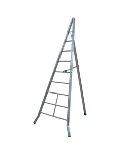 SCALA TRIANGOLARE AGRI FACAL ALLUMINIO H.CM 350 PIOLI 10
