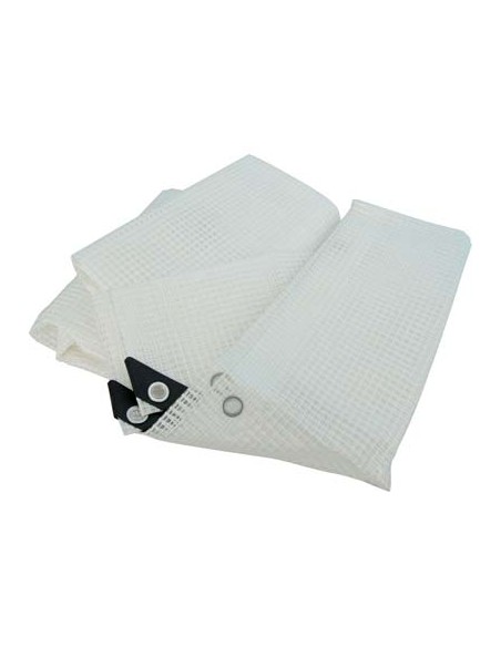 TELONE OCCHIELLATO LENO KRISTAL WORKIT TRASPARENTE GR/MQ 160 MT 3X5