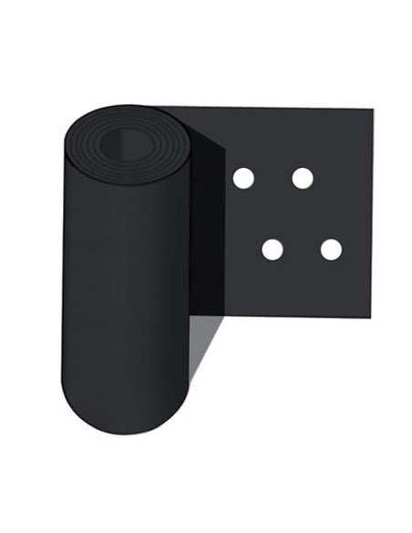 FOGLIA POLIETILENE NERA FORO DOPPIO SELF MM 0,05 PASSO CM 30X30 H.CM 120 L.MT  30 CA