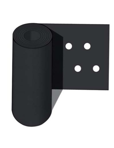FOGLIA POLIETILENE NERA FORO DOPPIO SELF MM 0,05 PASSO CM 30X30 H.CM 120 L.MT 100 CA