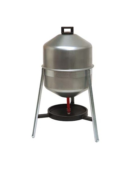 ABBEVERATOIO AVICOLI SU TRIPODE ZINCATO NEW CONTRO LT 30