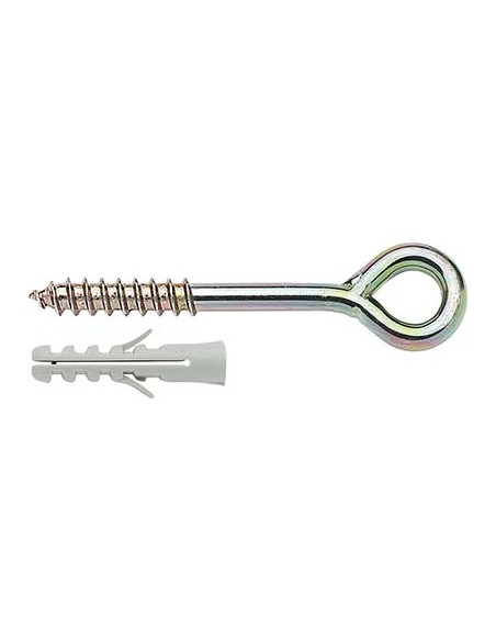 TASSELLO ACCIAIO/NYLON PONTEGGI E/PN ELEMATIC OCCHIOLO ZINCATO MM 50 + E/PN 14X120