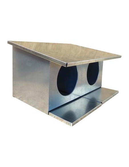 COLOMBAIA ACCIAIO ZINCATO CM 58X32 H.CM 40