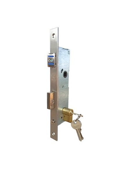 SERRATURA MONTANTE INFILARE 2505 IBFM B.Q ZINC F.MM 22 C.SAG M1+SCR+Q8 E.MM 30