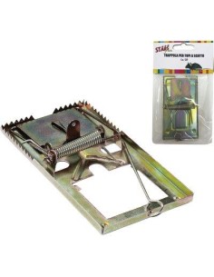 TRAPPOLA TOPI A SCATTO STARS ACCIAIO MM 50X90