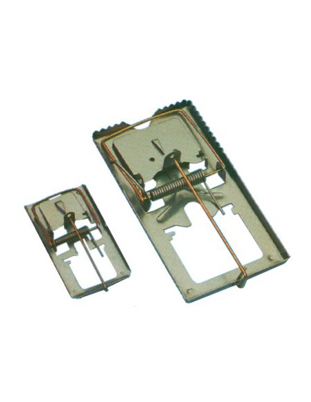 TRAPPOLA TOPI A SCATTO ACCIAIO MM 90X170