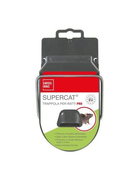 TRAPPOLA TOPI SUPERCAT PRO MAXI SWISSINNO PLASTICA CM 19