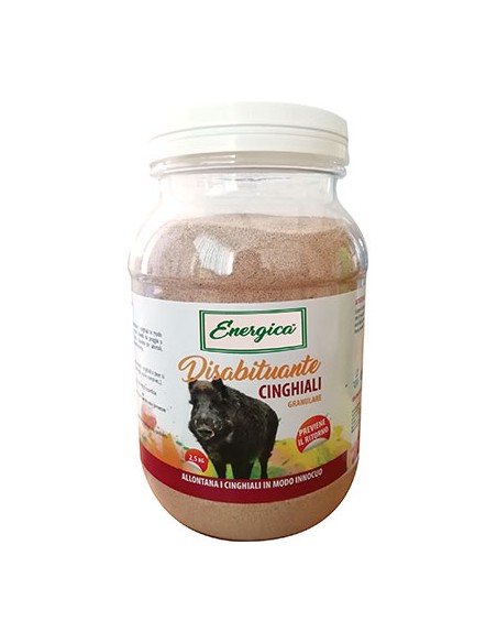 DISABITUANTE CINGHIALE GRANULARE ENERGICA KG 2,5