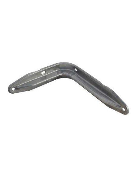 REGGIMENSOLA EUROPA BOLIS ACCIAIO NERVATO VERNICIATO ARGENTO MM 240X150