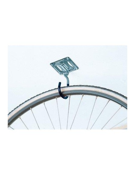 GANCIO PORTA BICI CORTO 822 MINUTEX ACCIAIO ZINCATO CON GUAINA CM 16