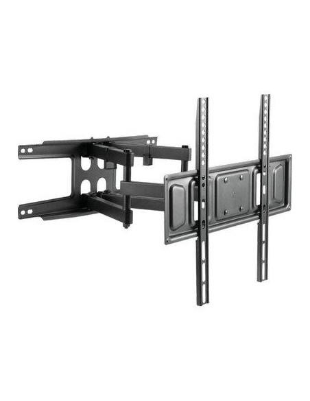 SUPPORTO TV PIATTA BR LED 12 BRAVO ACCIAIO VERNICIATO NERO 32"/75" KG 40