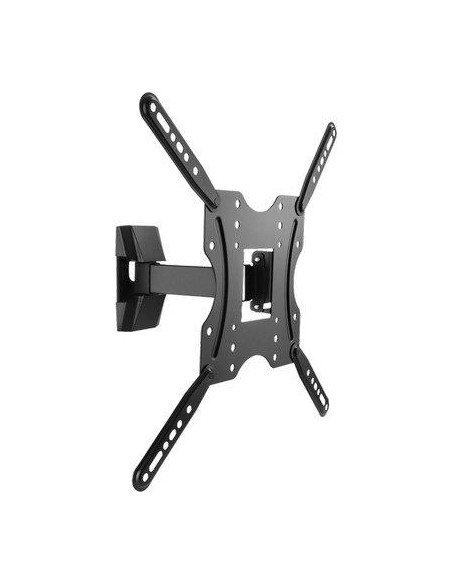 SUPPORTO TV PIATTA BR LED 40 BRAVO ACCIAIO VERNICIATO NERO 32"/55" 45° KG 30