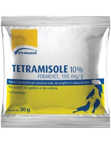 ANTIBIOTICO VOLATILI TETRAMISOLE 10% FORMEVET GR 30