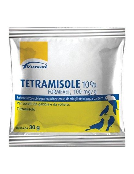 ANTIBIOTICO VOLATILI TETRAMISOLE 10% FORMEVET GR 30
