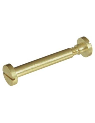 VITE GIUNZIONE MOBILI CANNOCCHIALE OTTONE ORO LUCIDO MM 6 VITE M 5 MM 30
