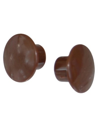 TAPPO COPRIFORO PLASTICA MARRONE MM  8
