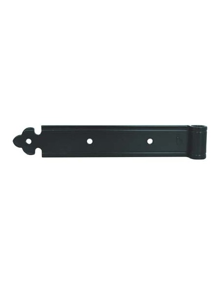 BANDELLA PERSIANA DRITTA VERNICIATA VALGARDENA DDF NERA OCCHIO DECENTRATO MM 35X200 PER PERNO MM 12