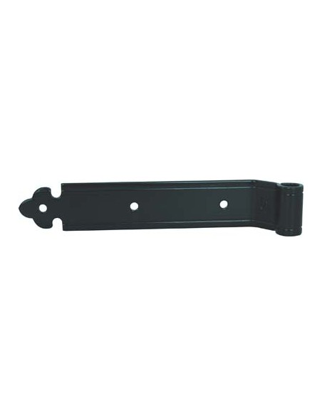 BANDELLA PERSIANA DRITTA ZANCA FILO VERNICIATA DDF NERA MM 35 ZANCA MM 24X300 PER PERNO MM 12