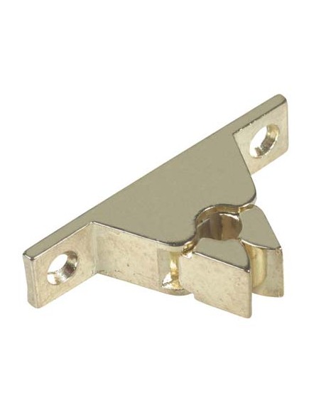 FERMAPORTA A PINZA OTTONE LUCIDO MM 60X14 H.MM 30