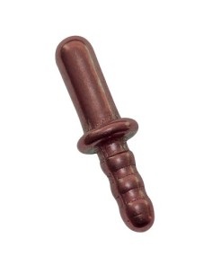 INCONTRO FERMAPORTA A PINZA A PIOMBARE MM 14X45 OTTONE BRONZATO