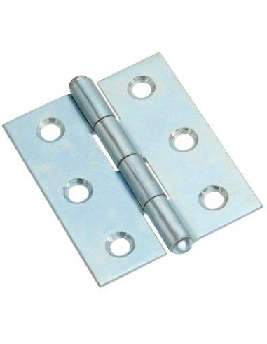 CERNIERA MEZZA LARGA 838 VALTOCE ACCIAIO ZINCATO PERNO FISSO  MM  44X37X1,4