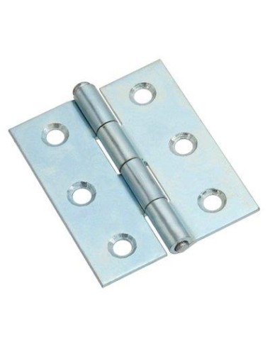 CERNIERA PESANTE 840 VALTOCE ACCIAIO ZINCATO PERNO SFILABILE MM  75X50X1,3
