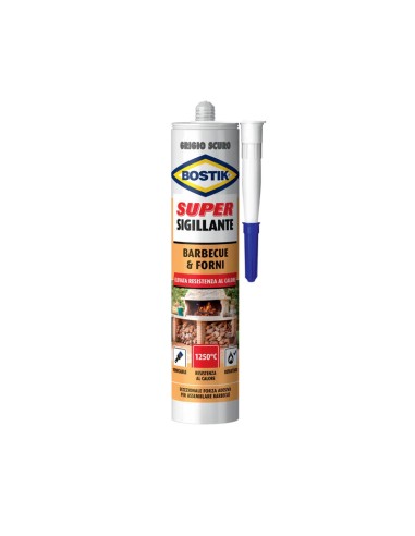 BOSTIK SIGILLANTE BARBECUE  FORNI 530 G CARTUC