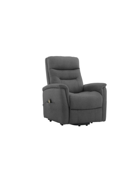 POLTRONA RECLINER SOFT DUE MOTORI TESSUTO GRIGIO