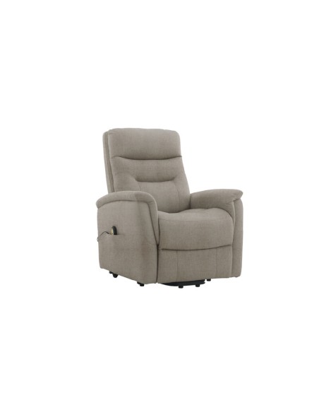 POLTRONA RECLINER SOFT DUE MOTORI TESSUTO BEIGE