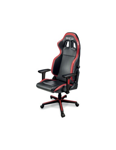 SPARCO POLTRONA UFFICIO ICON SKY NERO ROSSO 2019