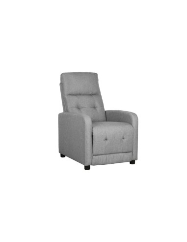 POLTRONA RECLINER REY TESSUTO GRIGIO CHIARO 40