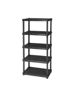 SCAFFALE RESINA 5 RIPIANI 80X40XH188 CM