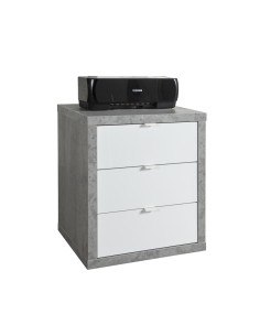 PRATICO CASSETTIERA 45,2X55XH65,5 CM CEMENTO