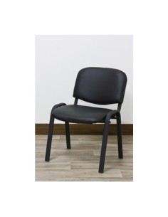 C SEDIA INTERLOCUTORIA WORK NERO PVC