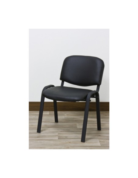 C SEDIA INTERLOCUTORIA WORK NERO PVC