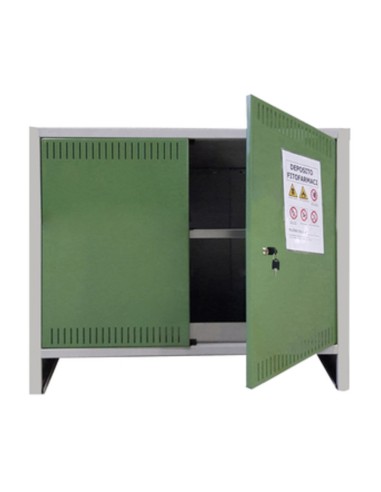 ARMADIO P/FITOFARMACI KIT 2 ANTE 100X40XH80CM