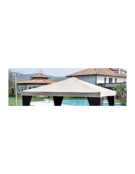 TOP RICAMBIO P/GAZEBO LEGNO 3X4 POLIEST VERDE
