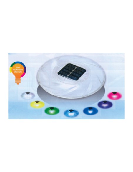 LAMPADA GALLEGGIANTE A LUCE SOLARE LED P/PISCINA 58111