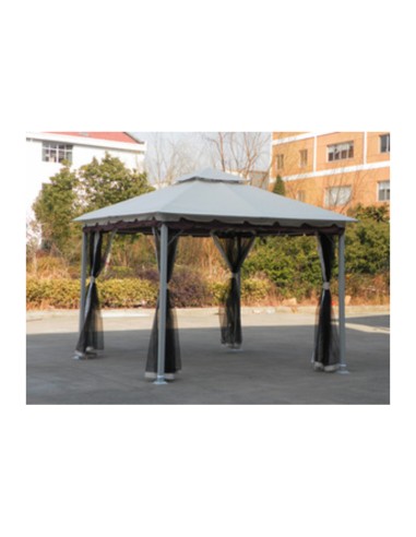 C GAZEBO ACCIAIO 3X3M DOHA BEIGE/COFFEE