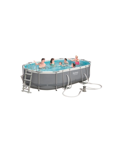 PISCINA POWER STEEL C/TELAIO E POMPA 488X305X107 56448