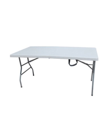 C TAVOLO IN ACCIAIO E HDPE PIEGHEVOLE 152X76XH74CM