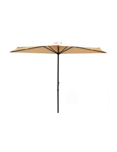 C OMBRELLONE A PARETE 1/2 TONDO D 2,7M META BEIGE
